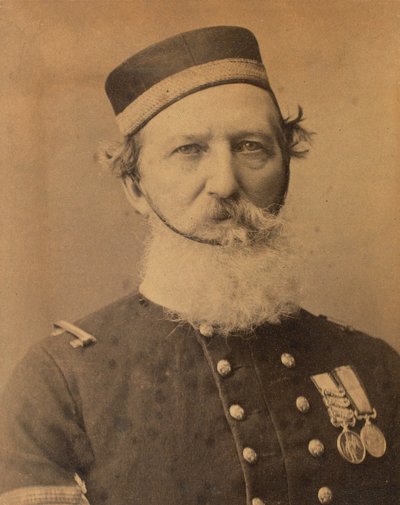 Ritratto del sergente Frederick T. Peake VC da English Photographer